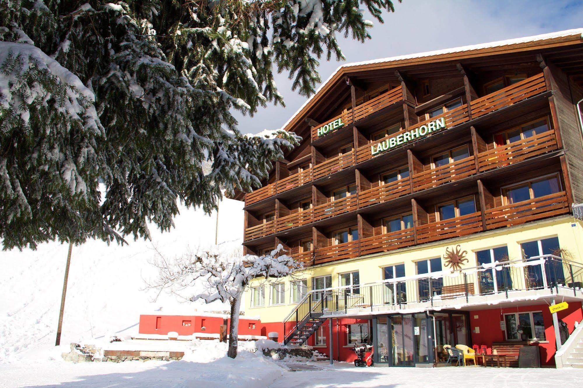 Hotel Lauberhorn - Home For Outdoor Activities Grindelwald Exteriör bild